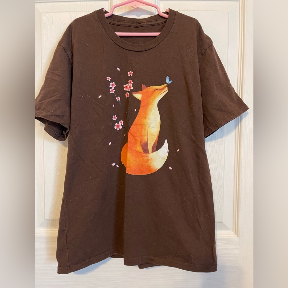 Cute Girls Fox Tee!